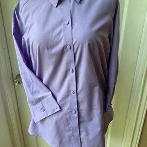 Foxcroft Classic Blouse Size 16 ?Soft Violet